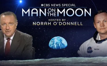 CBS News special: "Man on the Moon"